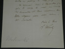 Louis WOLOWSKI - LETTRE AUTOGRAPHE SIGN&Eacute;E adress&eacute;e &agrave; Louis JASIENSKI, 1870. Louis WOLOWSKI