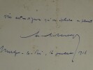 Andr&eacute; Lichtenberger – Aphorisme autographe sign&eacute; – Marly-le-Roi, 1916. Andr&eacute; Lichtenberger