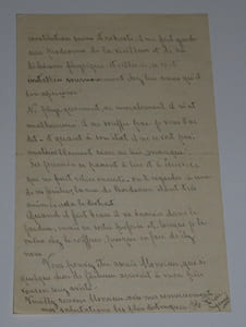 Abel DIOU - DEUX LETTRES AUTOGRAPHES SIGNÉES À Henri CHENU, 1932 et 1933