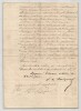 Pouvoir manuscrit sign&eacute; Paul de Faulquemont – Collection 24 auteurs & musiciens. Paul de Faulquemont
