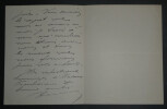 C&eacute;lestin HENNION, Policier - LETTRE AUTOGRAPHE SIGN&Eacute;E 1914 PARIS. C&eacute;lestin HENNION