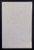 Lettre autographe sign&eacute;e - Licenciement d'une ouvreuse - Ambigu-Comique. Jean-Baptiste Tuffet dit Salvador