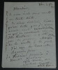 Alphonse KARR - LETTRE AUTOGRAPHE SIGN&Eacute;E SUR UNE LETTRE PERDUE, Nice, 1857. Alphonse KARR