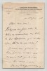 Henri de La Pommeraye - Lettre autographe sign&eacute;e - Association Polytechnique - 1882. Henri de La Pommeraye