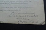 Cl&eacute;ment VAUTEL, CARTE-LETTRE AUTOGRAPHE SIGN&Eacute;E, Grasse, H&ocirc;tel Victoria. Cl&eacute;ment Vautel