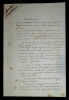 LETTRE AUTOGRAPHE SIGN&Eacute;E. Jacques-Fran&ccedil;ois-Marie Vieilh de Boisjolin
