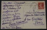 Pierre FRONDAIE, Po&egrave;te - CARTE POSTALE AUTOGRAPHE SIGN&Eacute;E A Mr PRUDHOMMEAUX 1912. Pierre FRONDAIE