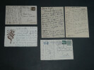 Gustavo Modena - Correspondance compos&eacute;e de six lettres autographes sign&eacute;es. Gustavo Modena