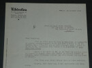 Emmanuel D'astier De La Vigerie - Lettre dactylographi&eacute;e sign&eacute;e - 1947. Emmanuel D'astier De La Vigerie