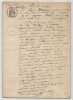 Pouvoir manuscrit sign&eacute; par Eug&egrave;ne Woestyn – Collection 24 auteurs & musiciens. Eug&egrave;ne Woestyn