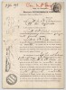 Pouvoir sign&eacute; C. de Sainte-Croix – Collection coh&eacute;rente 24 auteurs & musiciens. Camille de Sainte-Croix
