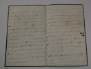 Comtesse DE FALLOUX - ENSEMBLE DE 5 LETTRES AUTOGRAPHES. Comtesse DE FALLOUX