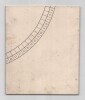 Colonne polygonale et corniche monolithe d'une s&eacute;pulture de B&eacute;ni-Hassan - Dessin original vers 1930. Louis Henri Laffill&eacute;e