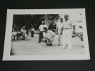 Photographie noir et Blanc d'&eacute;poque ann&eacute;es 70 Angeli, Michel NOIR p&eacute;tanque. Angeli