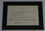Ren&eacute; THUILLIER - LOT DE 2 CARTES POSTALES AUTOGRAPHES SIGN&Eacute;E &Agrave; HENRI CHENU et 1 AVIS DE D&Eacute;C&Egrave;S, autour de Moli&egrave;re. Ren&eacute; THUILLIER