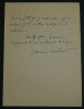 Joachim MERLANT, Auteur - LETTRE AUTOGRAPHE SIGN&Eacute;E, Brest, 1908. Joachim MERLANT