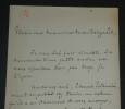 Louis Baudry de Saunier - LETTRE AUTOGRAPHE SIGN&Eacute;E &Agrave; Georges Montorgueil - 1893. Louis Baudry de Saunier