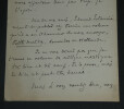 Louis Baudry de Saunier - LETTRE AUTOGRAPHE SIGN&Eacute;E &Agrave; Georges Montorgueil - 1893. Louis Baudry de Saunier