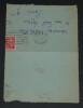 Andr&eacute; BARDE - Lettre autographe sign&eacute;e &agrave; Mr Mothillon, 23 juin 1936. Andr&eacute; BARDE (Andr&eacute; Bourdonneau)