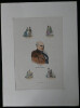 Lithographie en couleur par G&eacute;rard JOINVILLE de Henry Monnier. Henry Monnier