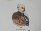 Lithographie en couleur par G&eacute;rard JOINVILLE de Henry Monnier. Henry Monnier