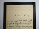 V. LE GROS, instituteur - LETTRE AUTOGRAPHE SIGN&Eacute;E A Charles-Ange LAISANT, 1912. V. LE GROS