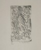 Lithographie originale sign&eacute;e et num&eacute;rot&eacute;e 1/10, 1943. HETREAU R&eacute;my