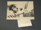 Photographie noir et Blanc d'&eacute;poque ann&eacute;es 70 AFP Jacques CHIRAC en Corse 1978. AFP
