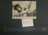 Photographie noir et Blanc d'époque années 70 AFP Jacques CHIRAC en Corse 1978