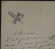 LETTRE AUTOGRAPHE SIGN&Eacute;E, LE FIGARO. Alfred Capus