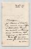 Vice Amiral Philippe Victor Touchard - Lettre autographe sign&eacute;e de vœux - 1877. Vice Amiral Philippe Victor Touchard