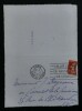 XANROF L&eacute;on - CARTE LETTRE AUTOGRAPHE SIGN&Eacute;E &Agrave; Jean DEYRMON, PARIS 1916. L&eacute;on Xanrof