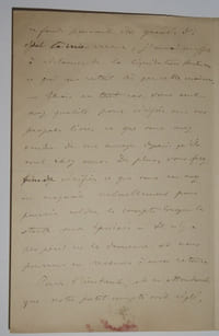 CAHEN Albert - LETTRE AUTOGRAPHE SIGNÉE, PARIS, SEPTEMBRE 1873