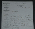 P. LACROIX BIBLIOPHILE JACOB - LETTRE AUTOGRAPHE SIGN&Eacute;E Alliance des Arts - 1846. Paul LACROIX dit BIBLIOPHILE JACOB