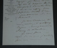 P. LACROIX BIBLIOPHILE JACOB - LETTRE AUTOGRAPHE SIGN&Eacute;E Alliance des Arts - 1846. Paul LACROIX dit BIBLIOPHILE JACOB