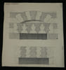 Arc et linteau de d&eacute;charge & Linteau de porte — Dessin original vers 1930. Louis Henri Laffill&eacute;e