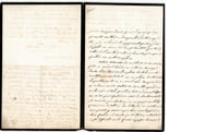 Adèle-Rosalie COLLART-DUTILLEUL - peintre - Longue lettre autographe signée 3 p