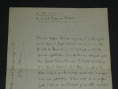 Alexis DANAN - Lettre autographe sign&eacute;e - 1925. Alexis DANAN