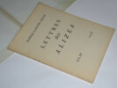 Lettres des Aliz&eacute;s. Basile Sainte-Croix