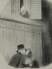 Honor&eacute; Daumier – Mœurs conjugales - 4 lithographies extraites du Charivari. Daumier, Honor&eacute;