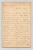Rodolpho GUIMARAES - Lettre autographe sign&eacute;e de 3 pages - 1917. Rodolpho GUIMARAES