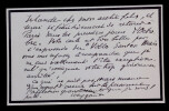G&eacute;n&eacute;ral Maxime WEYGAND - INTIME LETTRE AUTOGRAPHE SIGN&Eacute;E &Agrave; F&eacute;lix BONAF&Eacute;, 1961. Maxime WEYGAND
