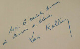 ROLLIN Louis - BILLET AUTOGRAPHE SIGNEE SUR CARTE DES COLONIES FRANCAISES. Louis Rollin
