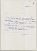 Jeannine Auboyer - Lettre autographe sign&eacute;e &agrave; Pierre L&eacute;vy - 1978. Jeannine Auboyer