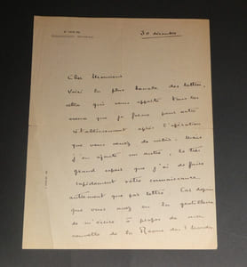 Michel ROBIDA - LETTRE AUTOGRAPHE SIGNÉE de 2 pages