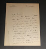 Michel ROBIDA - LETTRE AUTOGRAPHE SIGN&Eacute;E de 2 pages. Michel ROBIDA