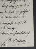 Jules BARTHELEMY-SAINT-HILAIRE - LETTRE AUTOGRAPHE SIGN&Eacute;E &Agrave; Oscar de POLI, 1872. Jules BARTHELEMY-SAINT-HILAIRE