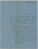 Jean Delaporte - Lettre autographe sign&eacute;e &agrave; Thierry Maulnier - Connaissance de P&eacute;guy - 1944. Jean Delaporte