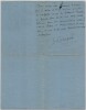 Jean Delaporte - Lettre autographe sign&eacute;e &agrave; Thierry Maulnier - Connaissance de P&eacute;guy - 1944. Jean Delaporte