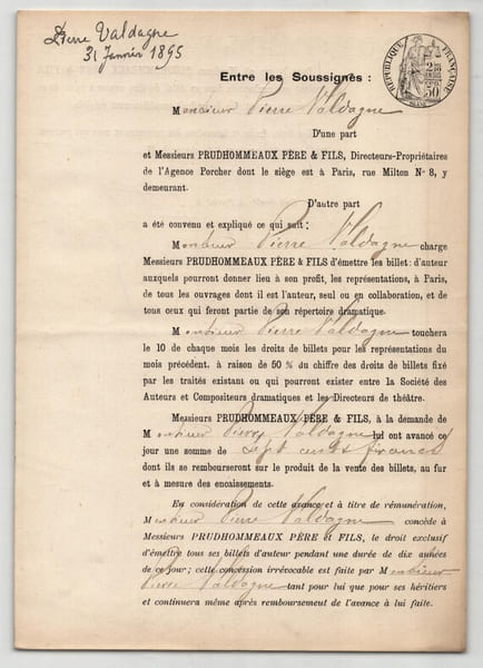 Pouvoir sign&eacute; par Pierre Valdagne – Collection coh&eacute;rente 24 auteurs & musiciens. Pierre Valdagne